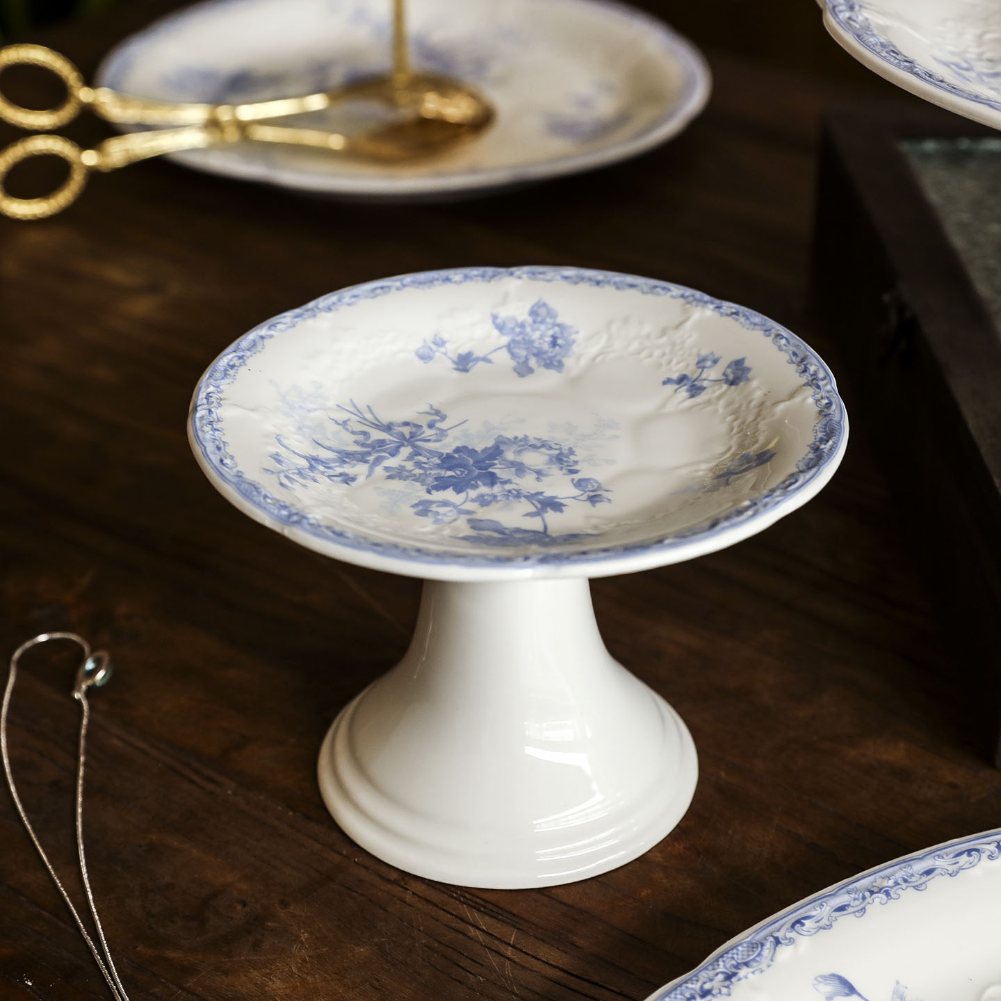 宝森高脚蛋糕盘精致点心水果托盘