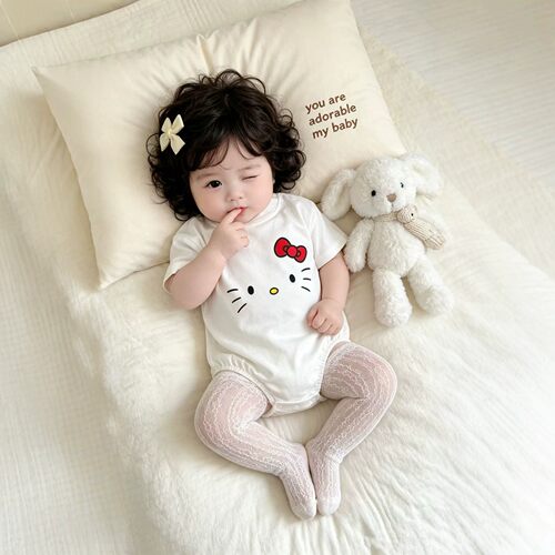 夏季女童HelloKitty连体衣超萌