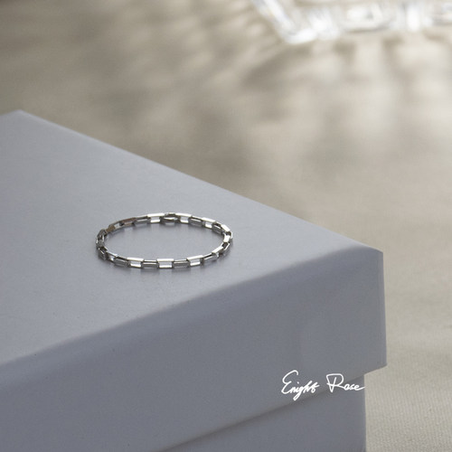 如意玫瑰纯银随形ins冷淡风戒指