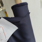 深藏蓝色真丝棉80%桑蚕丝柔软垂顺丝绸面料 布 宽幅22姆米时装