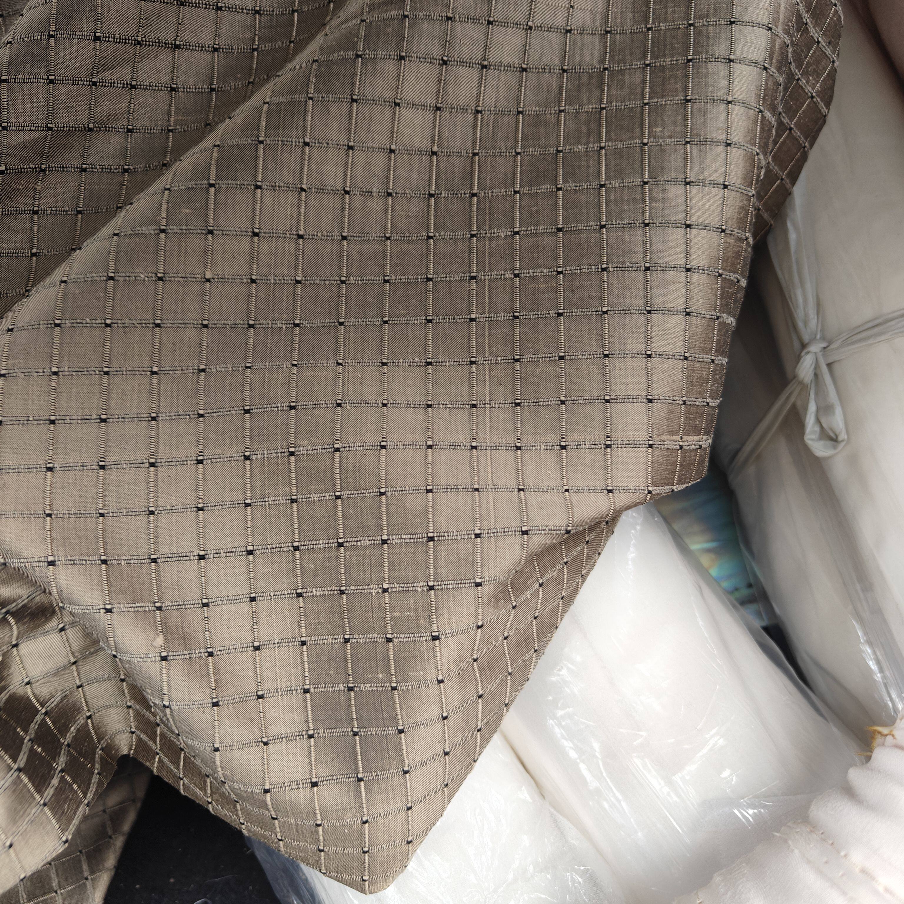 咖金色真丝双宫100%桑蚕丝精品布料 宽幅170Cm 重磅厚布真丝设计