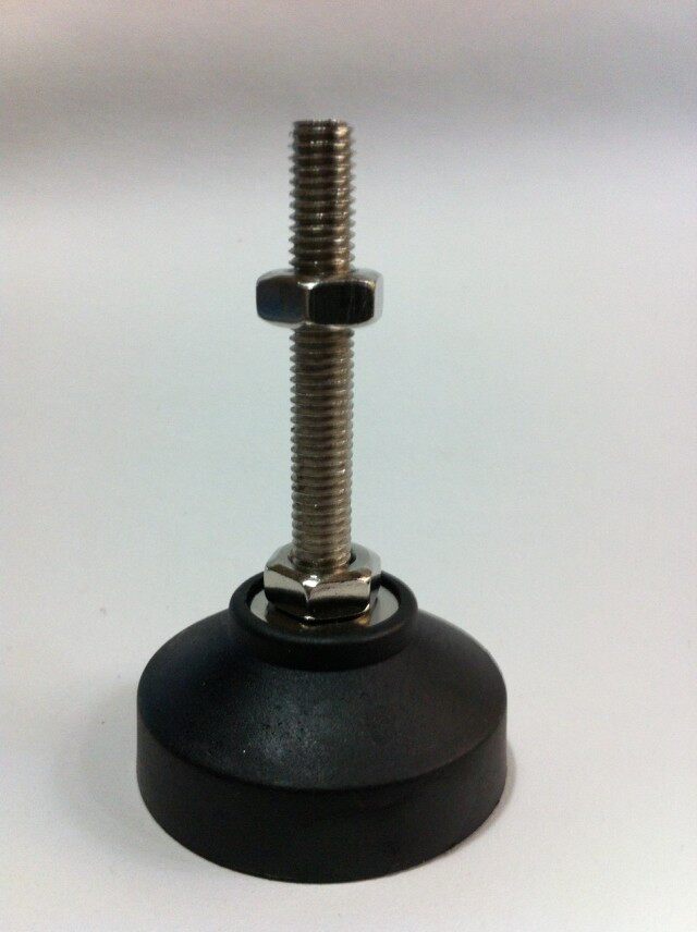 304不锈钢尼龙定向调整脚/固定蹄脚/调节脚万向铁皮脚50M8M10M12