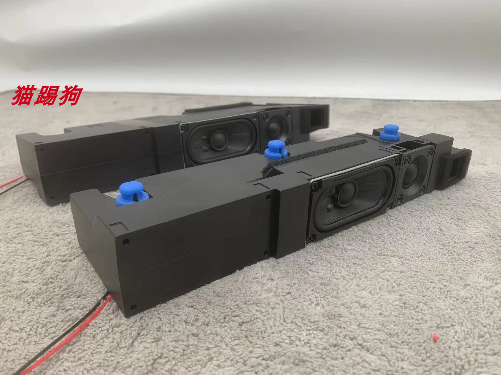 一对价拆机发烧级二分频音箱 长条形二路无源音箱 8欧18W音箱