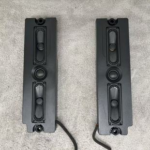 高音质二分频三喇叭桌面无源音箱音响人声HIFI DIY双低音中置音箱