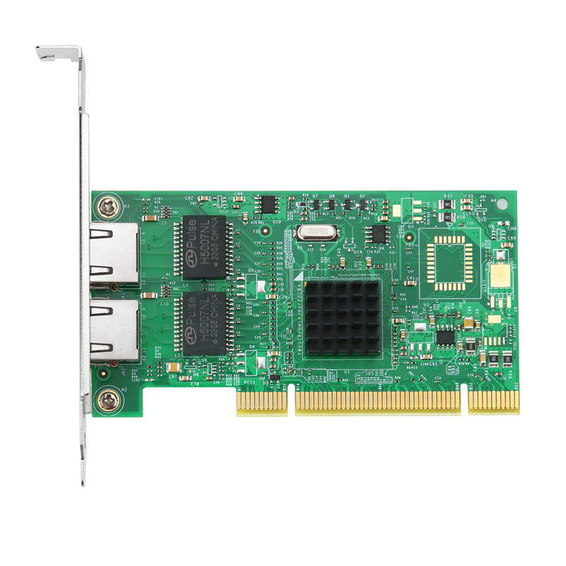 乐扩 PCI 转 2 口1G 服务器网卡 Intel82546芯片