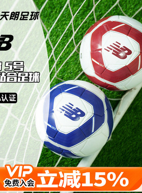 天朗足球 新百伦运动FIFA认证训练热粘合成人5号足球用球FB23060G