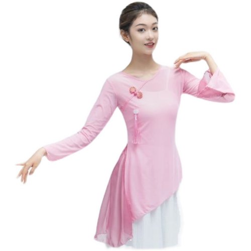 古典舞身韵纱衣练功服仙气演出服