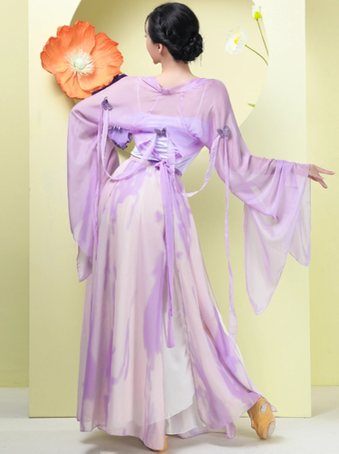 古典舞身韵蝴蝶纱衣演出服