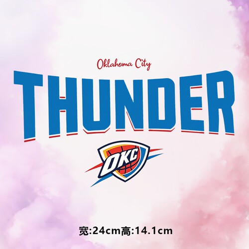 潮牌THUNDER雷霆图案烫画贴时尚印花衣服贴热转印白墨贴纸
