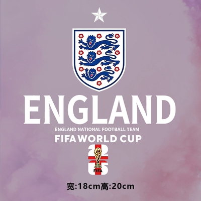 潮牌ENGLAND世界杯奖杯图案烫画贴时尚印花衣服贴热转印贴纸