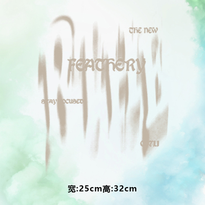 烫画图案新款时尚feathery模糊烫画贴印花衣服热转印白墨烫画布贴