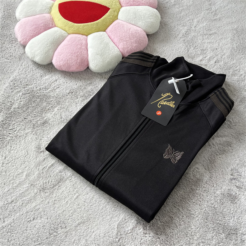 thumbnail for Correct version of the Needles track butterfly sports jacket Japanese vintage niche zip up high street jacket for men and women