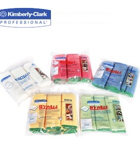 金佰利WYPALL超细纤维擦拭布抹布百洁布家具清洁布毛巾无尘布一包