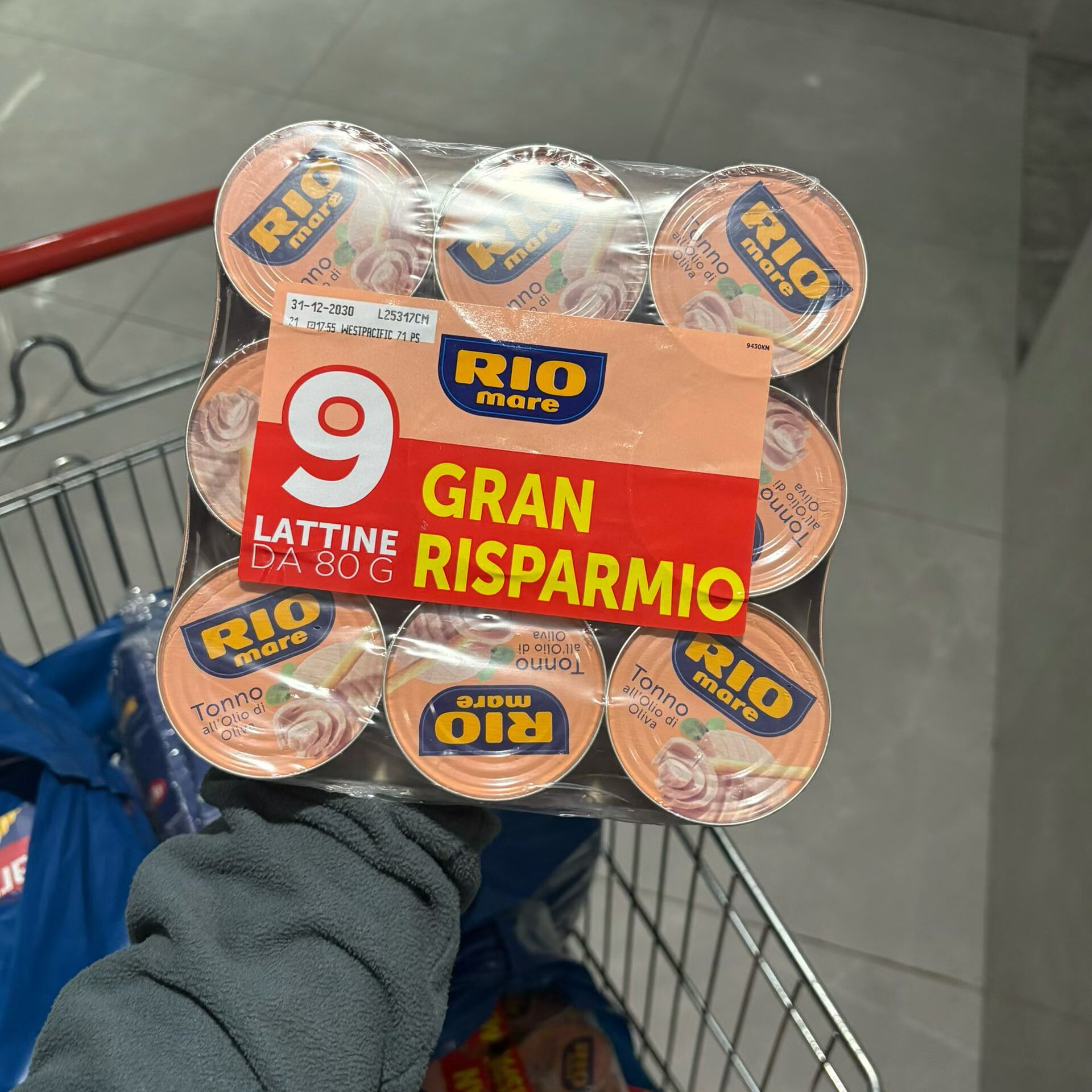 现货 意大利进口金枪鱼沙拉酱罐头rio mare橄榄油浸即食吞拿鱼肉