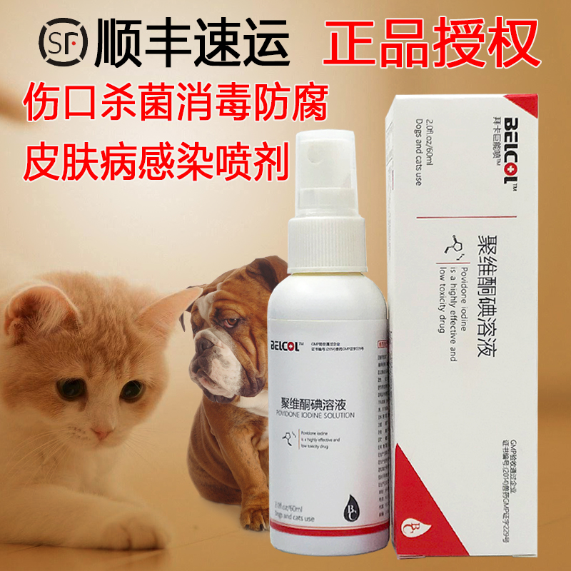 宠物狗狗细菌真菌伤口消毒喷剂杀菌消炎猫咪用外伤愈合皮肤病感染