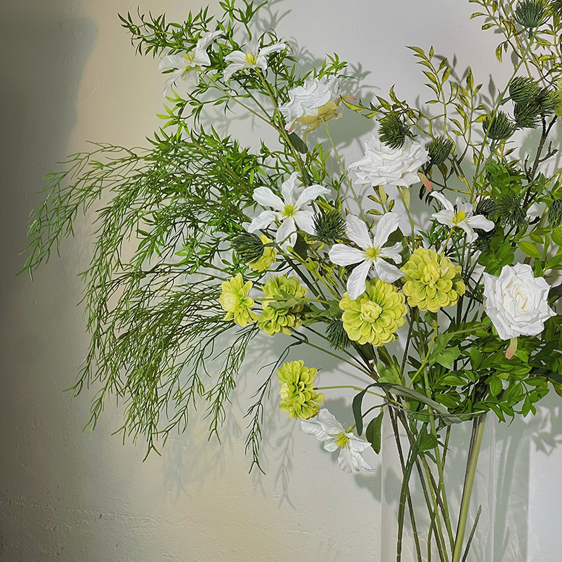 【仿真花叶子】中式法式婚庆吊顶桌花摆件绿色仿真叶子大的装饰叶