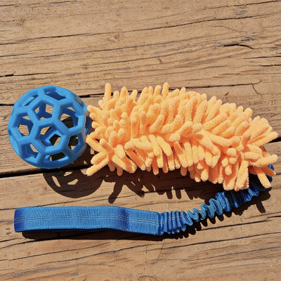 涤纶狗球玩具磨牙耐咬互动拔河玩具Dog Tug Toy  Interactive Toy