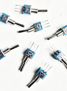 针脚 5mm 钮子开关 CQC  SMTS-102 三脚两档 ON-ON 拨动扭子开关