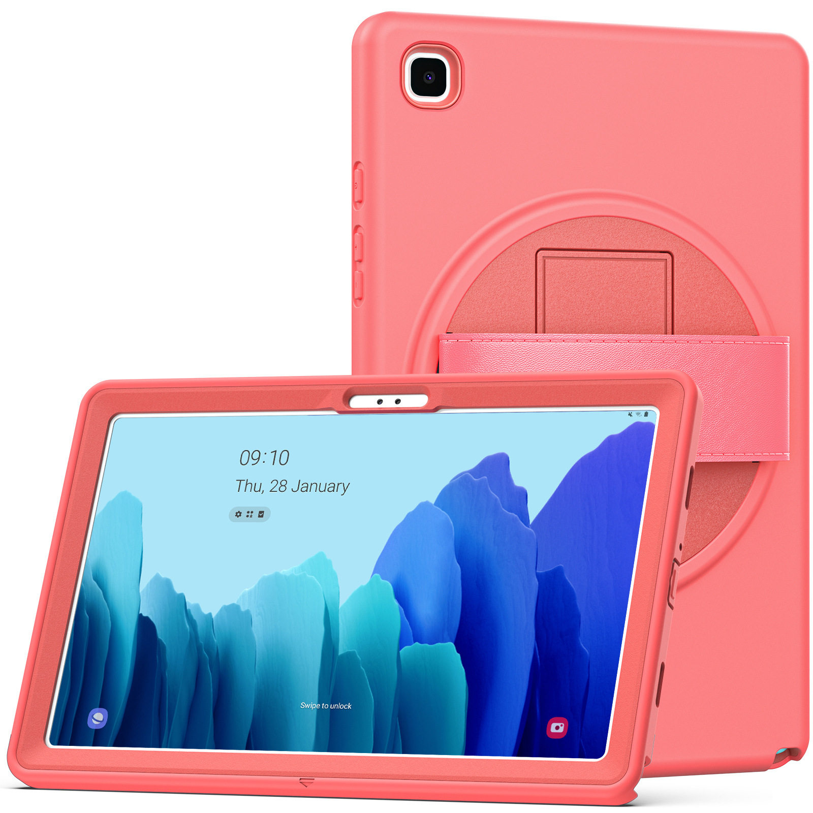 三星tab a7 10.4寸平板保护套适用蜘蛛侠SM-T500/T505手带360旋转