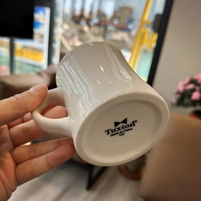轻奢美国Tuxton马克杯办公室喝水杯子咖啡杯设计感小众男生款杯子