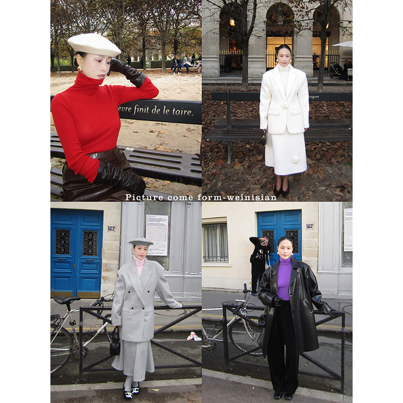 冬季缺一不可百搭高领毛衣针织衫