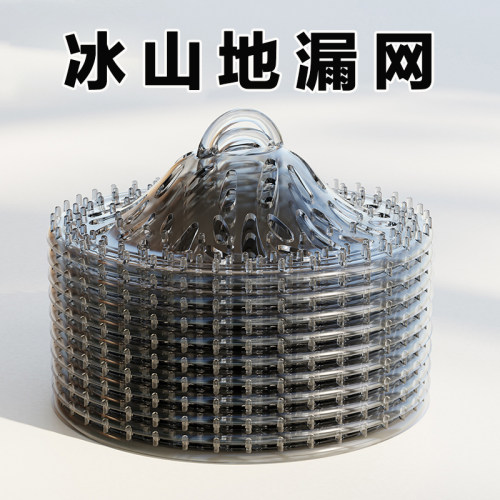一次性冰山地漏防毛发过滤网