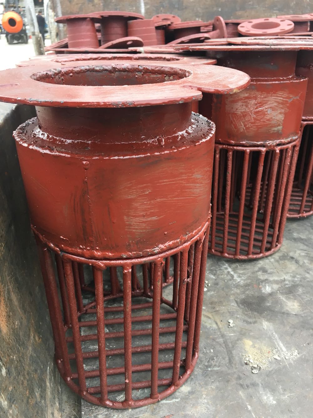吸沙泵加厚底阀粗料钢筋底阀无缝插管底阀通透型加筋底阀四川成都