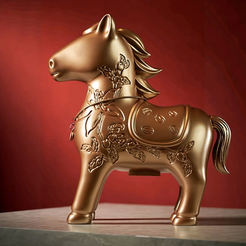 星巴克2026年臻选限定生肖马年储蓄罐树脂摆件桌面摆件新年礼物