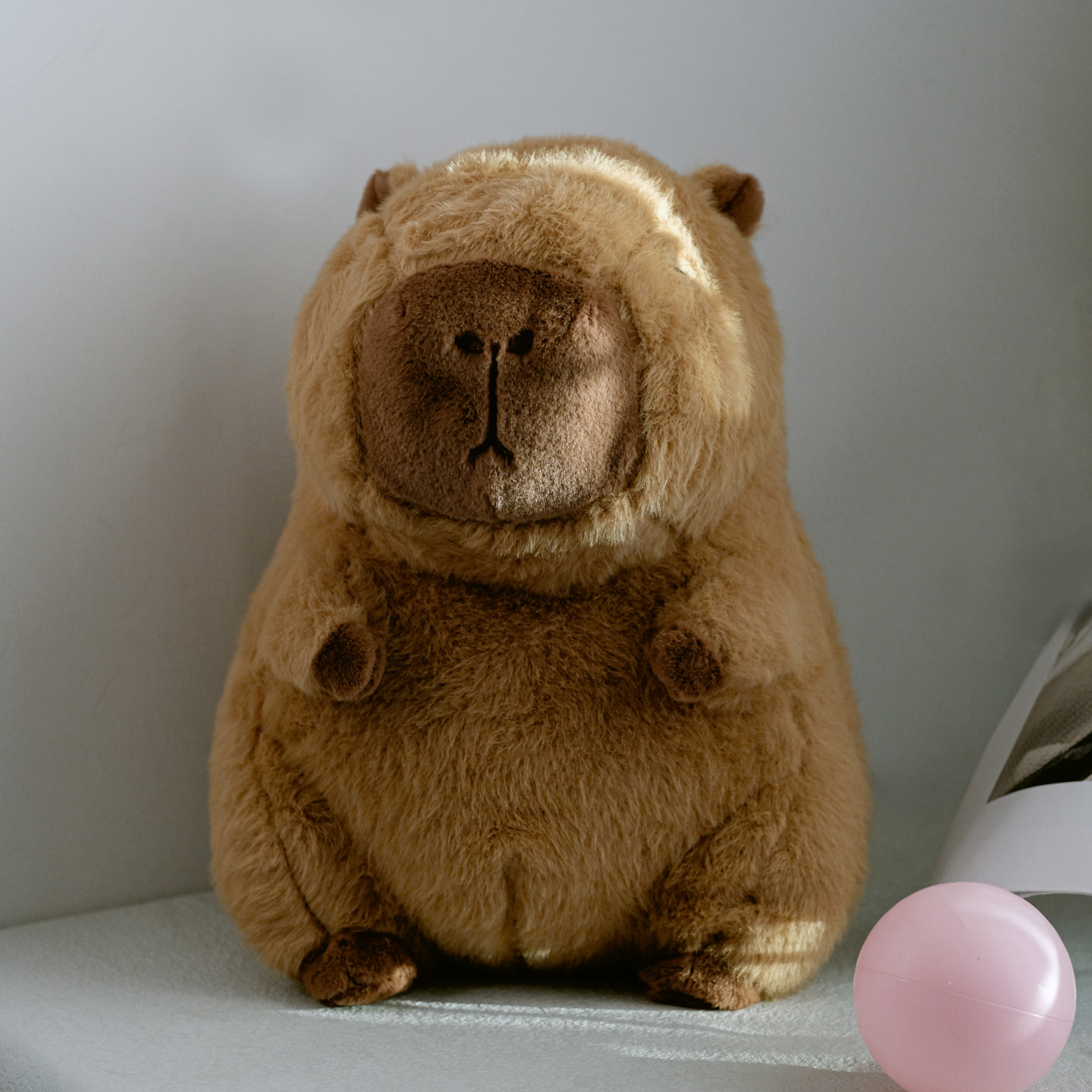 卡皮巴拉毛绒玩具水豚公仔玩偶