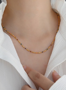 洗澡不用摘2023年夏彩色滴