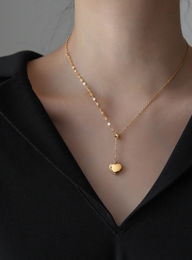 洗澡不用摘简约金色爱心抽