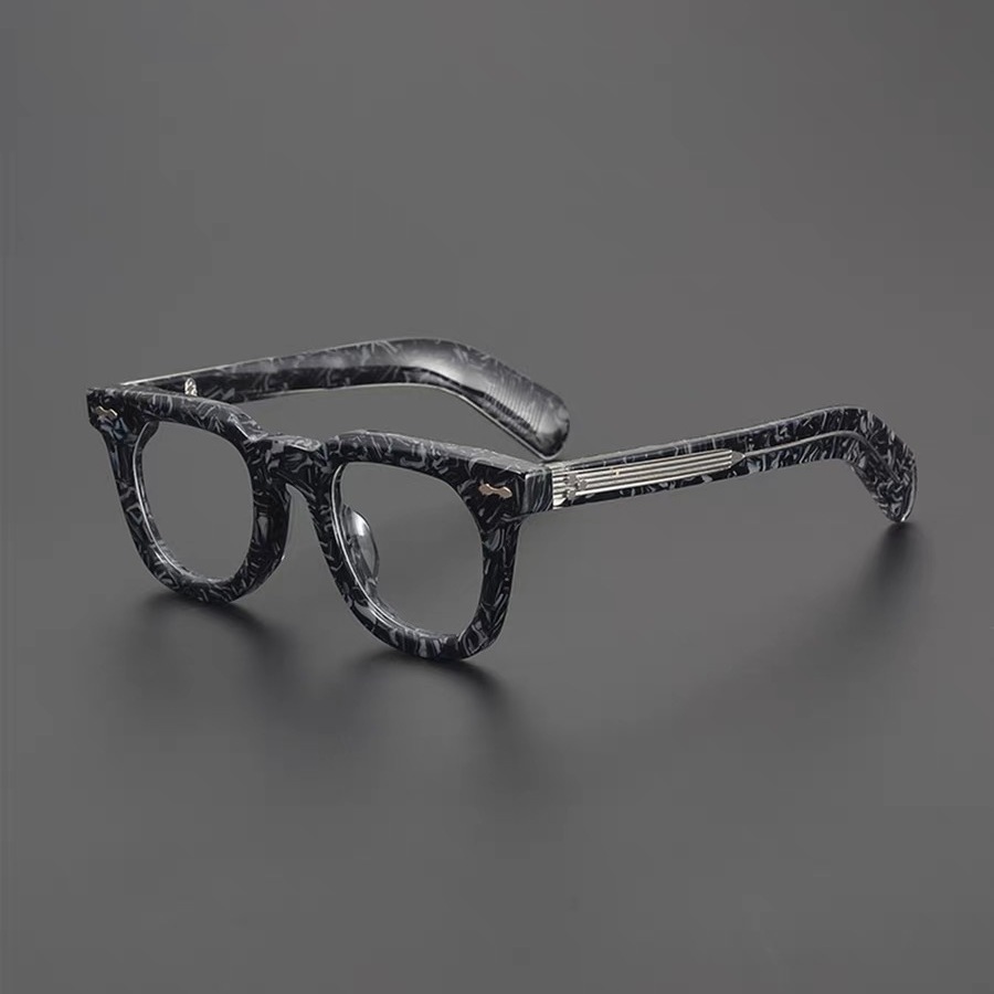 高档复古板材眼镜架男女方形粗框百搭配近视防蓝光时尚镜框