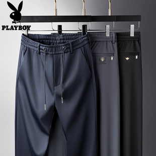 男士 子男春秋款 休闲裤 宽松胖子夏季 男 花花公子加肥加大码 运动裤 裤
