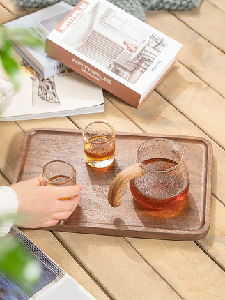 泰摩 日式锤目咖啡品杯 耐热玻璃锤纹分享壶 手冲套装公道杯茶杯