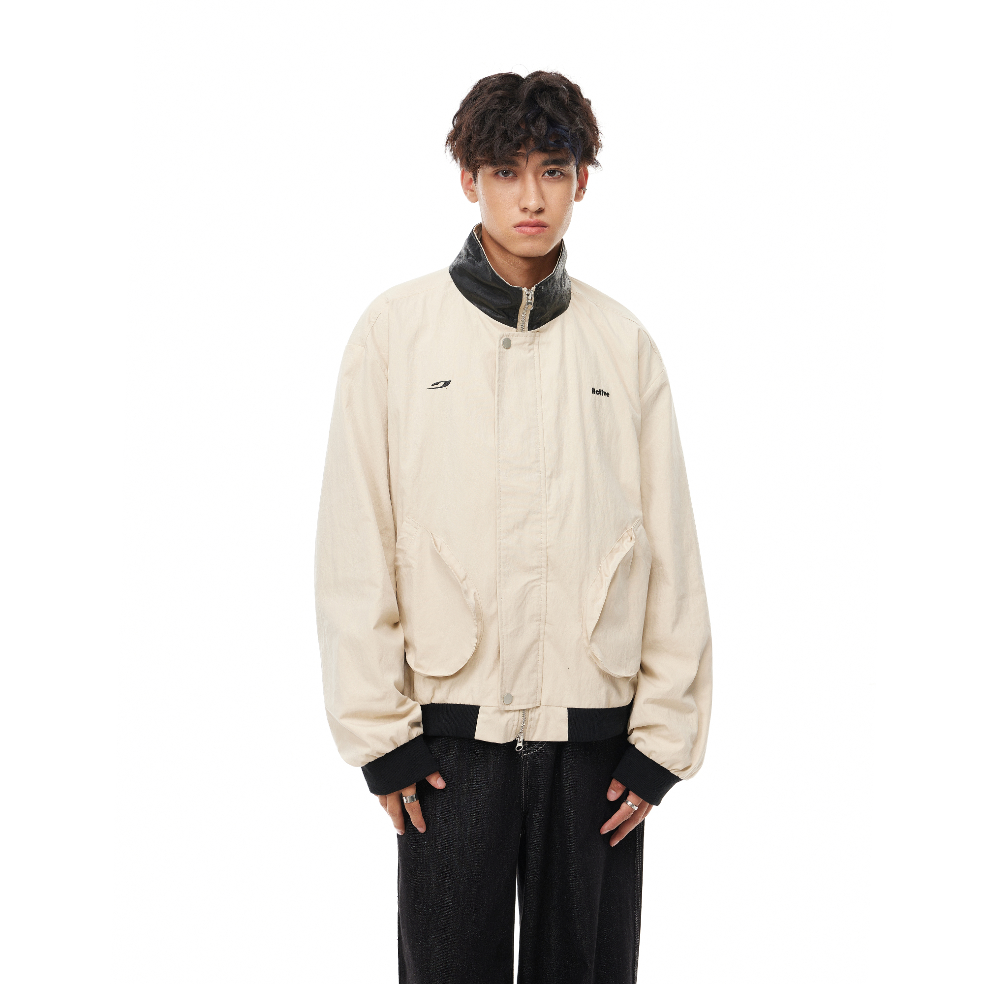 复古氛围感！立领痞帅夹克外套