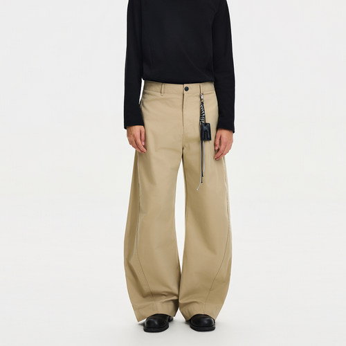 日常通勤搭配弯刀休闲裤情侣款