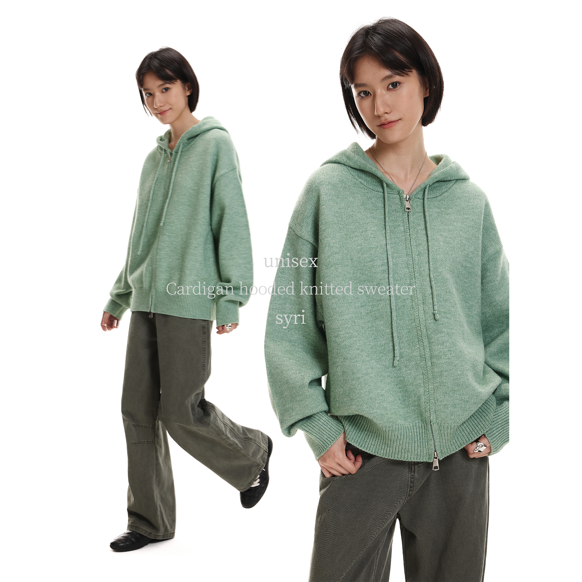 秋日慵懒感！宽松针织衫