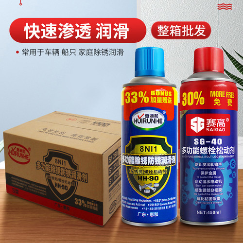 惠润和多功能除锈剂螺栓松锈剂