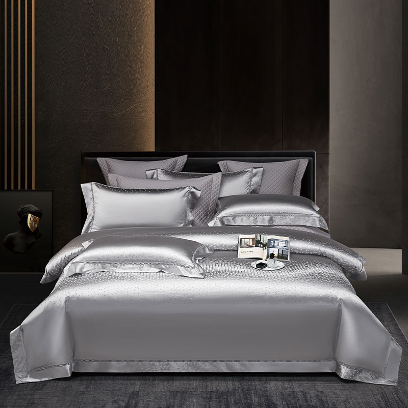 羽戈长绒棉四六件套简约风