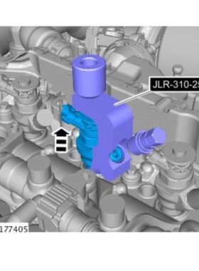 路虎Ingenium i4 2.0l 柴油喷射器 (G1875958) / 拆卸和安装工具