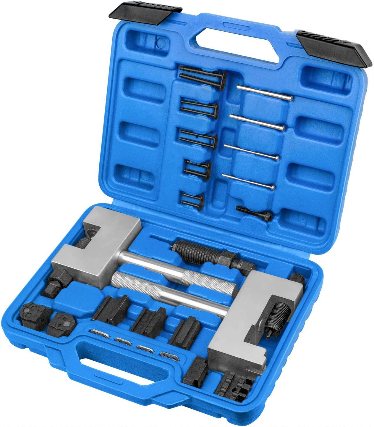 奔驰m271 m272 m276铆钉双排链条正时安装器时规链条拆卸专用工具