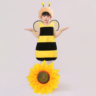 儿童蜜蜂cosplay演出服六一勤劳的小蜜蜂衣服可爱幼儿园舞蹈服