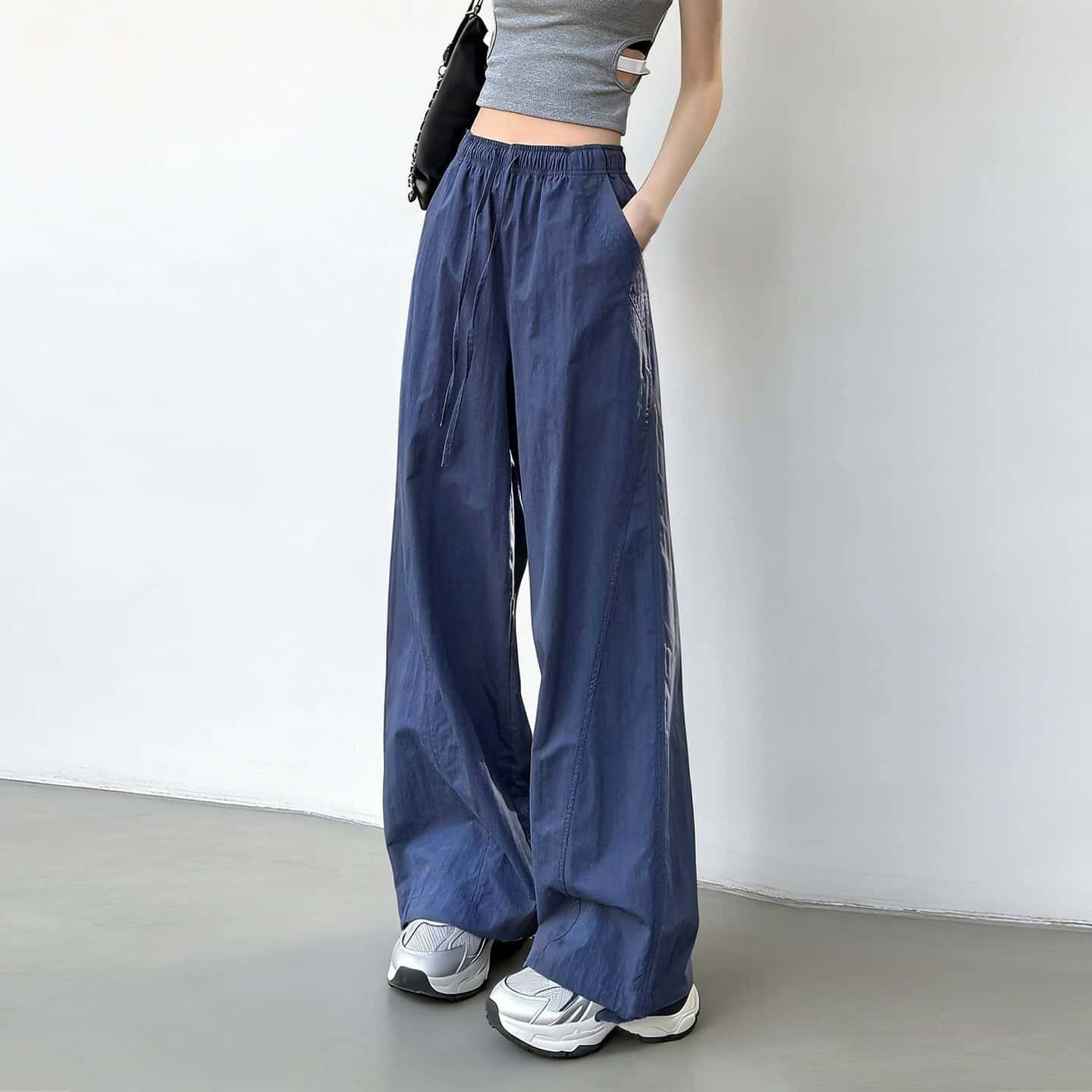 2026新款工装裤女夏薄款酷飒风图片