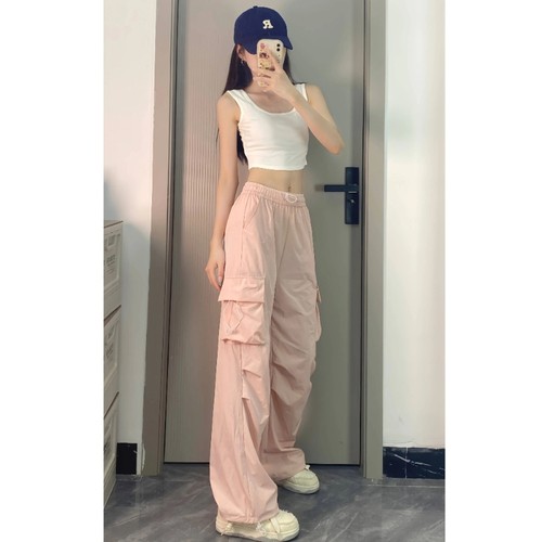 美式工装裤女2025新款春秋季