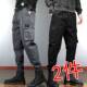 裤 青年多口袋哈伦裤 男潮牌流宽松休闲男士 束脚裤 子男 韩版 秋夏工装