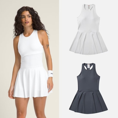 [韩国直邮]威尔胜Wilson女士高弹镂空蕾丝连衣裙含胸垫无打底裤