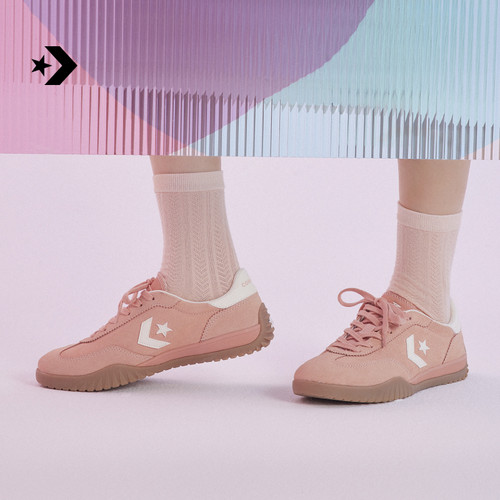 CONVERSE匡威 Run Star Trainer翻毛皮流星复古T头薄底鞋A11505C