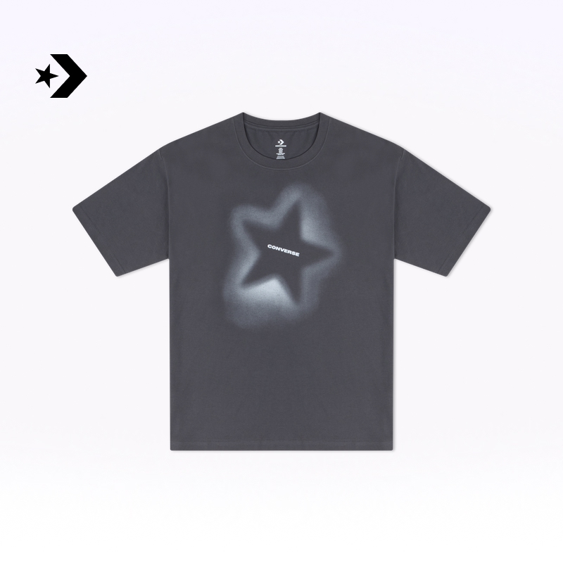 CONVERSE匡威官方 男简约棉质短袖休闲星星图案圆领T恤MCJ647