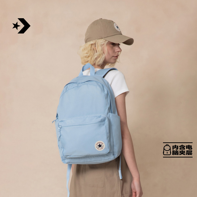 CONVERSE匡威官方 GO 2夏季男女简约休闲电脑双肩包UA5796