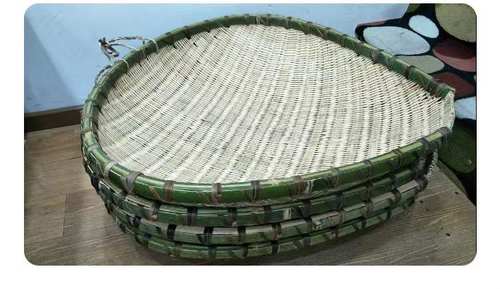 筲箕簸箕竹编手工漏水筛沥水篮